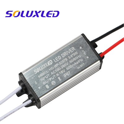 Außenbeleuchtung Wasserdichter LED-Treiber 3-5*3W DC9-18V 580ma 600ma für Spotlicht
